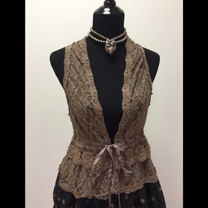 Ryu Cotton Lace Vest